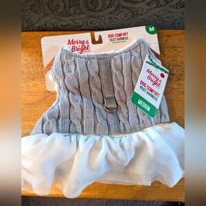 3/$45 NWT Merry & Bright Knit and Lambs Wool Dress Harness